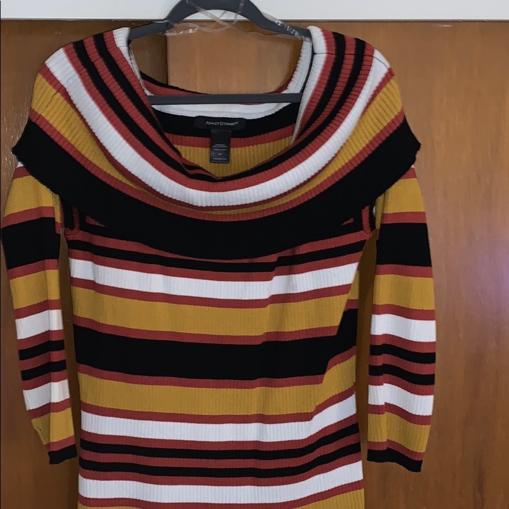 Ashley Stewart Multi colored sweater